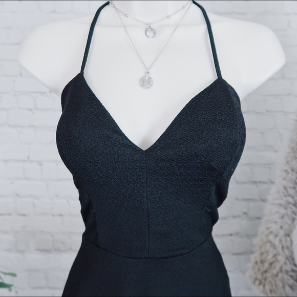 Backless Black Dress Going Out Dance Homecoming - Picture 2 of 5